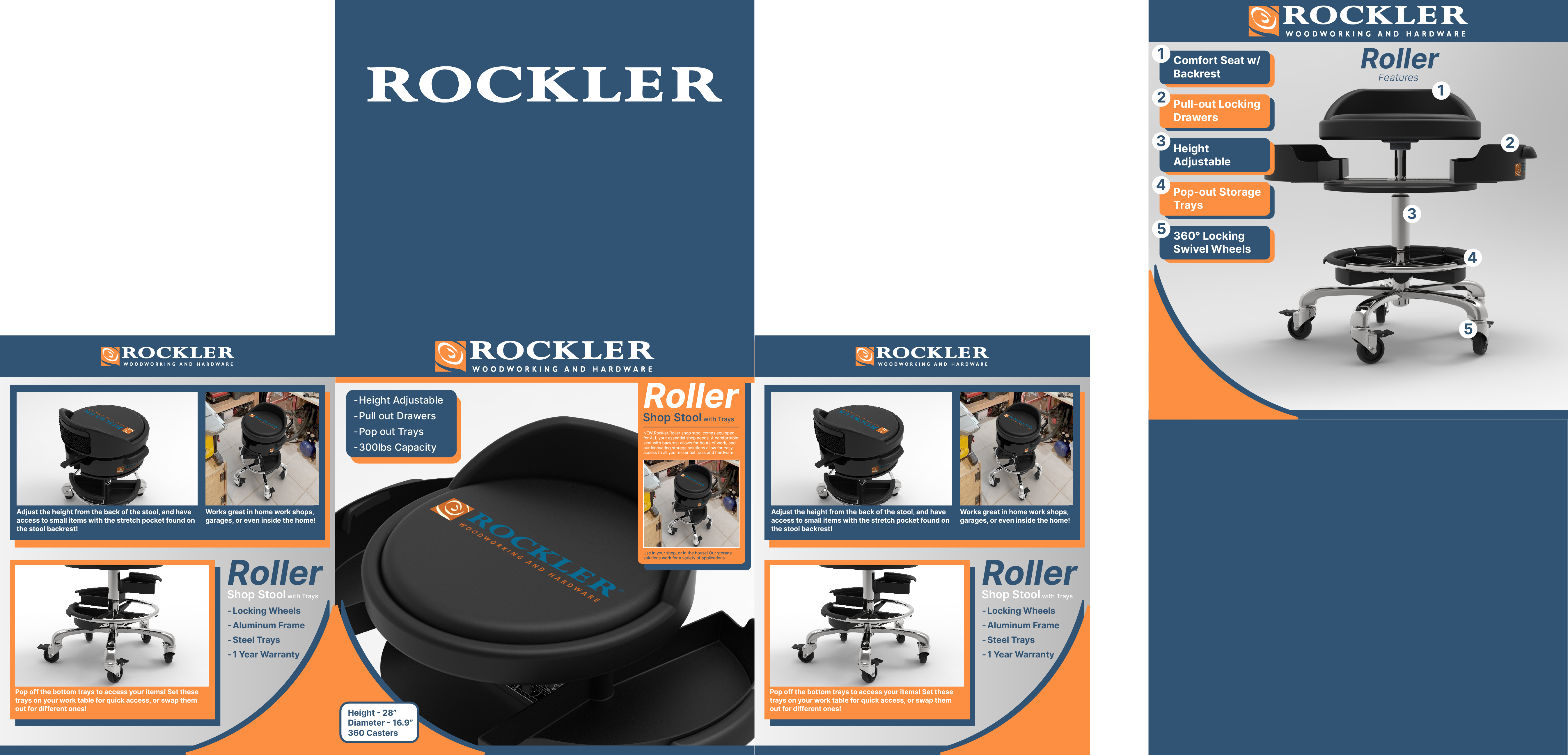 Rockler Packaging Dielines