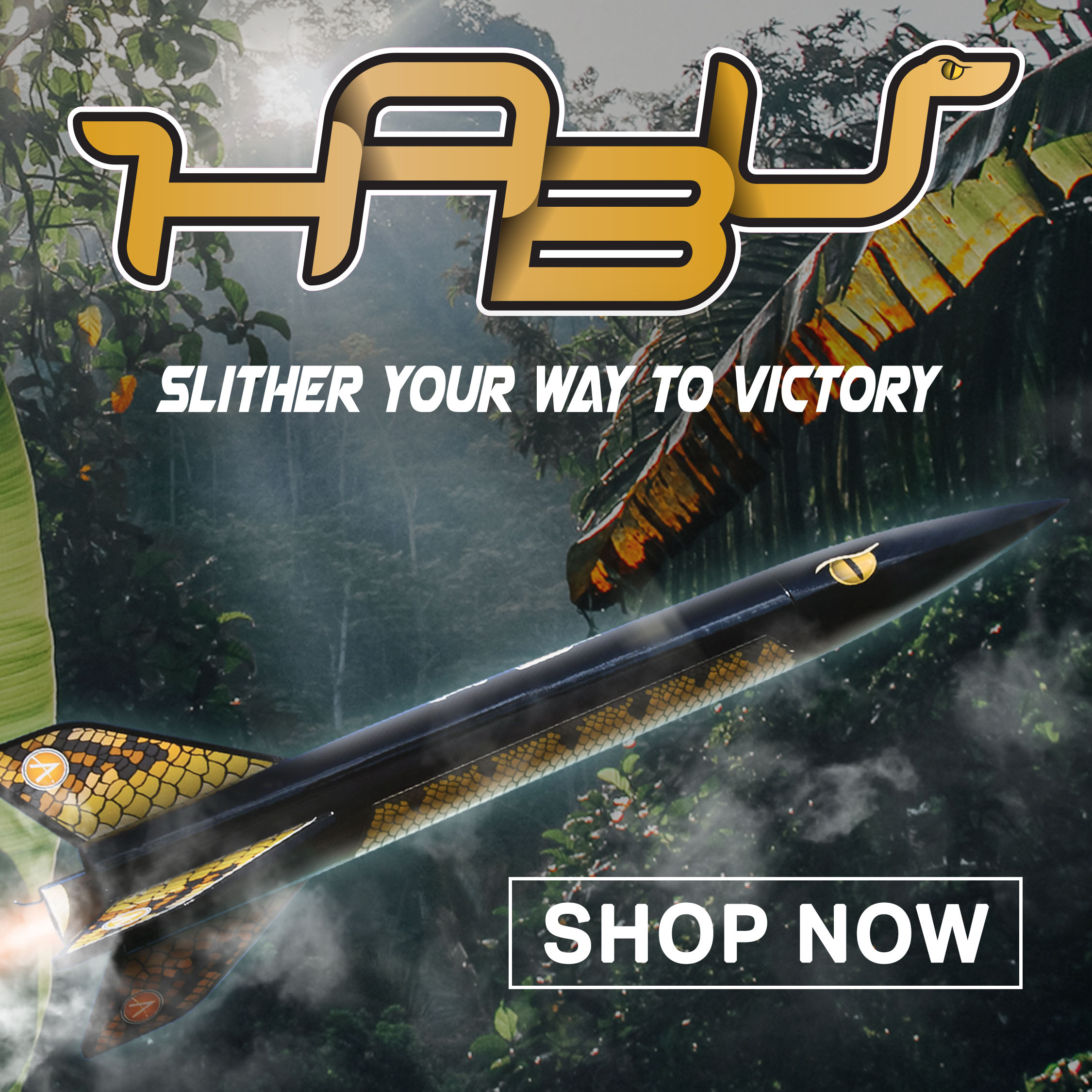 Habu Model Rocket Kit Advertisement